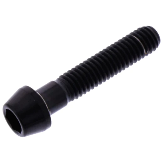 Konische Innensechskantschraube M6X1 mm 30 mm Titan schwarz
