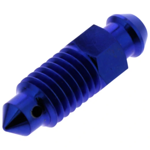 Entlüfterschraube M8X1. 25 mm Titan blau passend für: Honda CB, CBR, CRF
