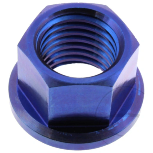 Mutter Kettenrad JMP Bolt M12X1. 5 mm Titan blau passend für: BMW S, HP4