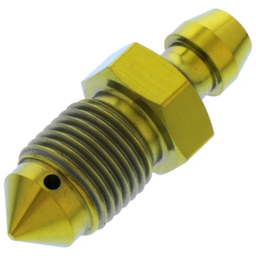 Entlüfterschraube M10X1 mm Titan gold passend für: BMW R, K, F (800, 650, 900, 850, 750, 700), S