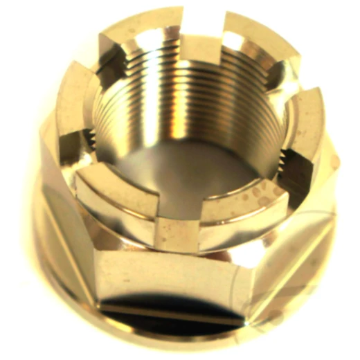 Mutter Achse M24X1. 5 mm Edelstahl V4A passend für: Kawasaki ZX - 6R, ZX - 10R, ZZR