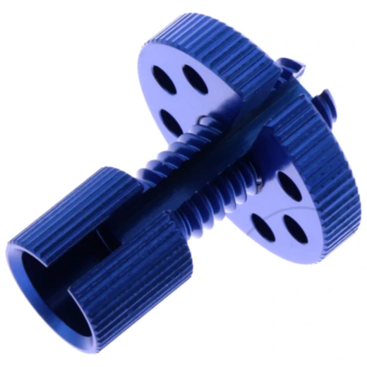 Stellschraube JMP Bolt M8X1.25 30 mm Alu blau