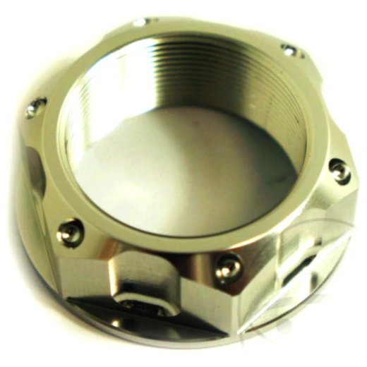Mutter Lenkkopf JMP Bolt M28X1MM Alu silber passend für: Kawasaki ZX - 10R, ZX - 6R, Z H2