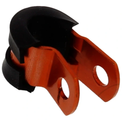 Halter Bremsschlauch JMP Bolt 5 mm Alu orange passend für: Honda CBR, CB, VT