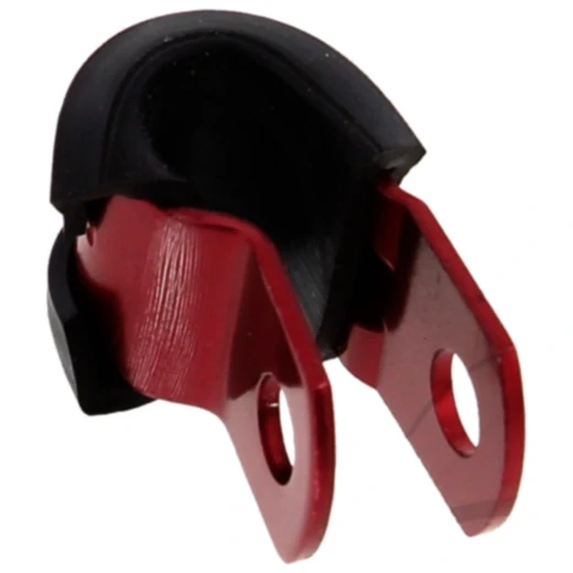 Halter Bremsschlauch JMP Bolt 5 mm Alu rot passend für: Honda CBR, CB, VT