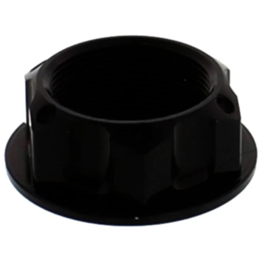 Mutter Lenkkopf JMP Bolt M24X1MM Alu schwarz passend für: Honda CB, VT, CBR