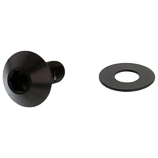 Linsenschraube M5X0.8 12mm Edelstahl V4A schwarz für Motorräder