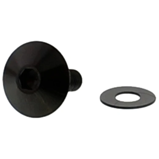 Linsenschraube M5X0.8 16mm für Motorräder aus Edelstahl V4A schwarz