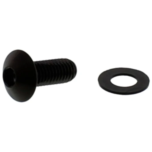 Linsenschraube M8X1.25 20 mm schwarz für Motorräder