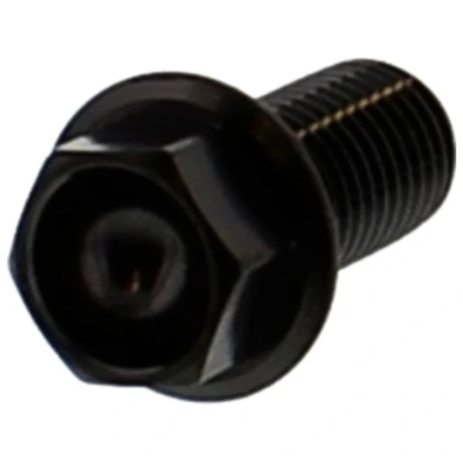 Sechskant Edelstahl Schraube M10 x 1.25 mm 20 mm schwarz