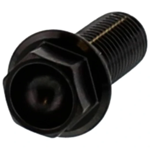 Sechskant Schraube M10 x 1.25 mm 25 mm Edelstahl V4A schwarz