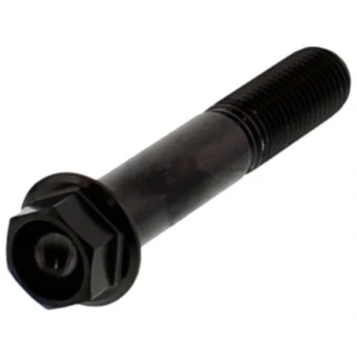 Sechskantschraube M10 x 1.25 mm 57 mm Edelstahl V4A schwarz