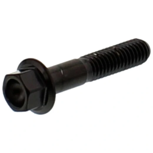 Sechskantschraube M6X1 30mm Edelstahl V4A schwarz