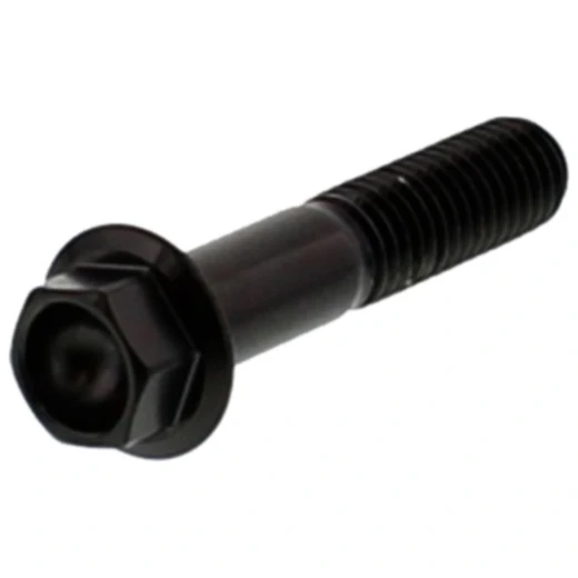 Schraube 6 Kant M8X1. 25 mm 40 mm Edelstahl V4A schwarz passend für: Honda CRF, TRX, CR