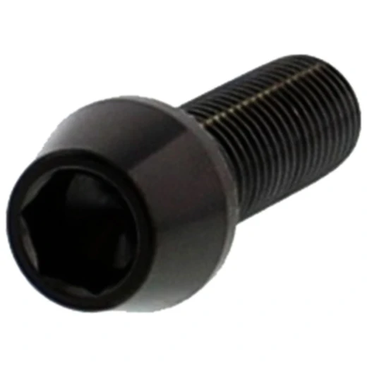 CONE HEAD BOLT M10X1.25MM 30MM STAINLESS STEEL A4 BLACK