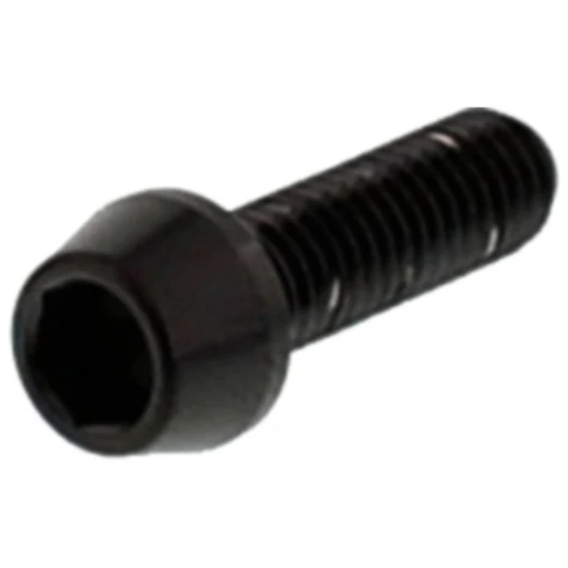 Schraube konisch JMP Bolt M6X1 20mm Edelstahl V4A schwarz