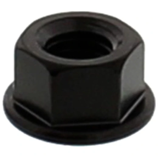 Mutter Kettenrad JMP Bolt M8X1. 25 mm Edelstahl V4A schwarz passend für: Honda CRF, CR, XR