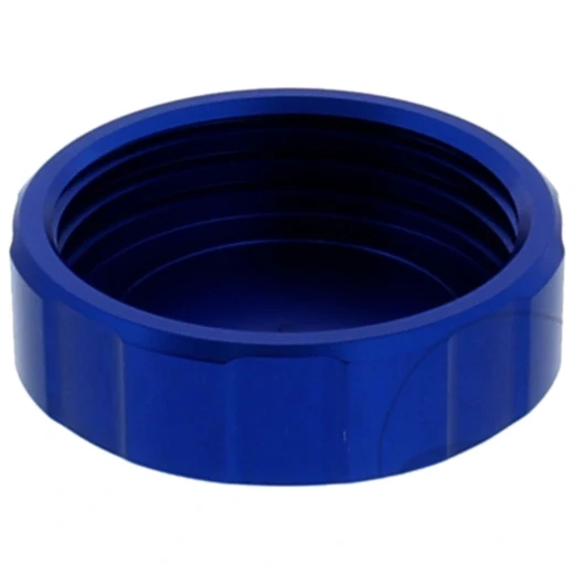 Deckel Bremsflüssigkeitsbehälter 61 mm Alu blau passend für: Ka