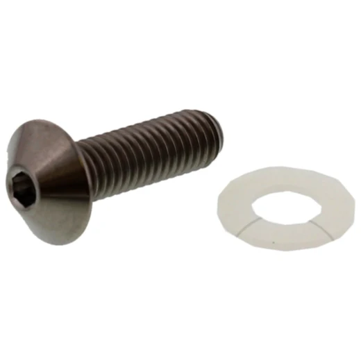 JMP Linsenschraube M6X1.00 mm 20 mm Titan für Motorräder