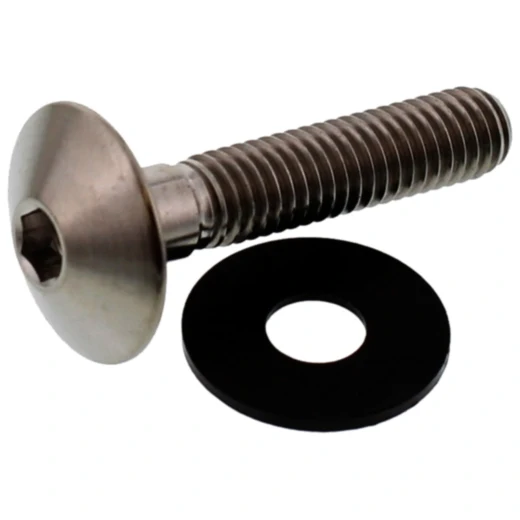 JMP DOME HEAD BOLT M6X1.00 30MM TITANIUM für Motorräder