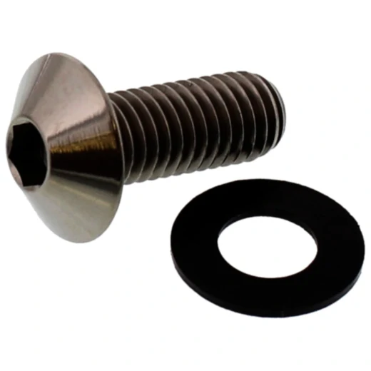 JMP Linsenschraube M8X1.25 20mm Titan für Motorräder