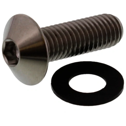 JMP Linsenschraube M8X1.25 25mm Titan für Custom Bikes