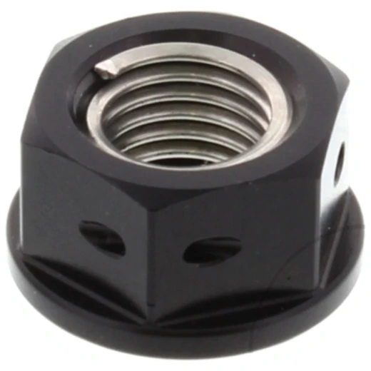 Mutter Kettenrad JMP Bolt M10 x 1. 25 mm Alu Racing schwarz passend für: Kawasaki Z, Ninja, ZZR