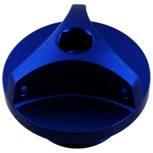 Öleinfüllschraube JMP Bolt M20X1. 5 mm Alu blau passend für: Suzuki AN, RM, DR - Z