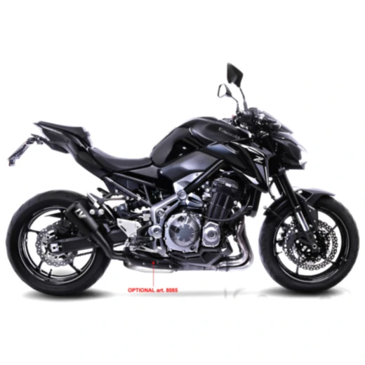 Schalldämpfer SBK Edelstahl LV - 10 Slip On Full black passend