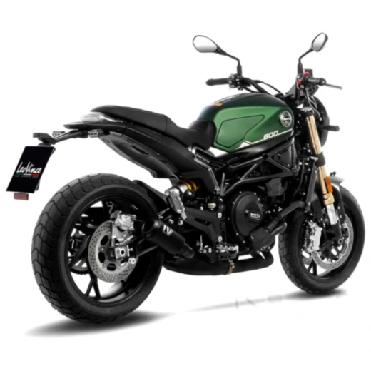 Schalldämpfer SBK Edelstahl LV - 10 Slip On Full black passend