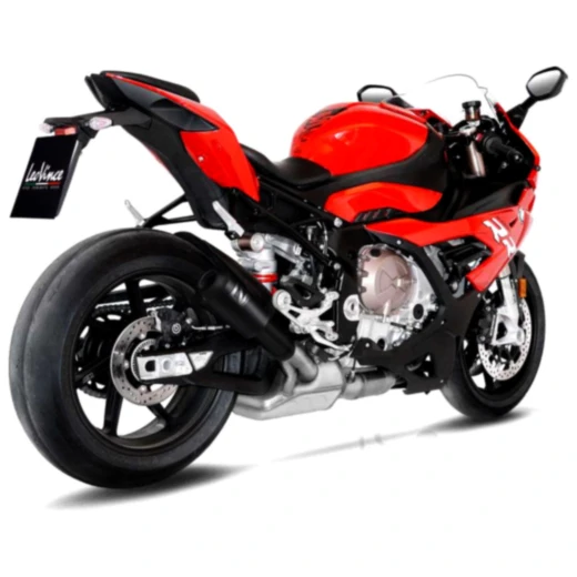 Schalldämpfer SBK Edelstahl LV - 10 Slip On Full black passend