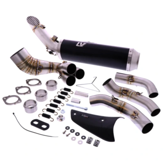 Schalldämpfer SBK Edelstahl LV Race für Motorräder