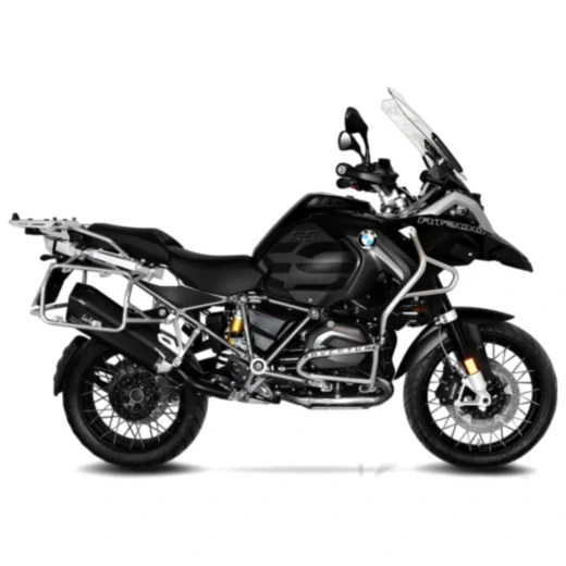 Schalldämpfer SBK Edelstahl LV - 12 SLIP - ON Black Edition pas