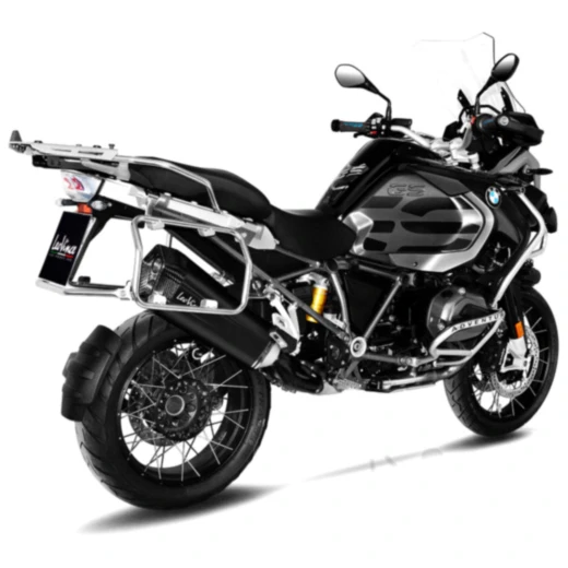 Schalldämpfer SBK Edelstahl LV - 12 SLIP - ON Black Edition pas