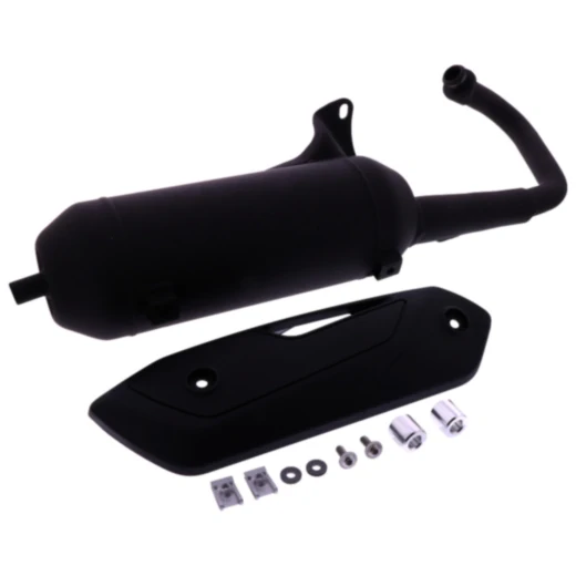 Schalldämpfer Silent Pro TECNIGAS Black Edition passend für: Piaggio Zip, NRG, Free