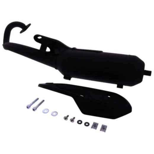 Schalldämpfer Silent Pro TECNIGAS Black Edition passend für: Peugeot Speedfight, Kisbee, Ludix