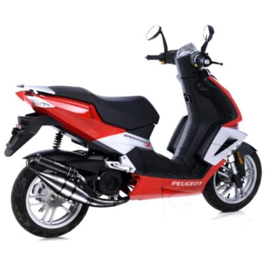 Schalldämpfer Handmade TT Leovince black passend für: Peugeot J