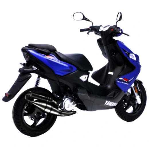 Schalldämpfer Handmade TT Leovince black passend für: Yamaha YQ