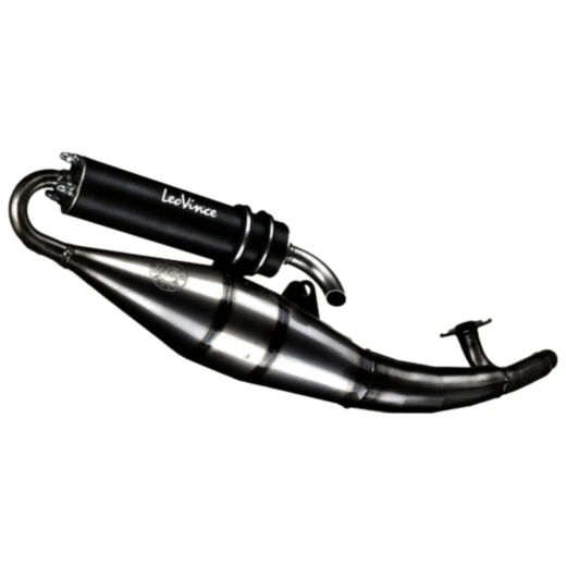 Schalldämpfer Handmade TT Leovince black passend für: Aprilia SR, Gilera Runner