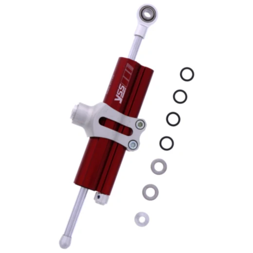 Lenkungsdämpfer YSS 75 mm rot Klemme B passend für: Kawasaki Z, ER - 6F, ER - 6N