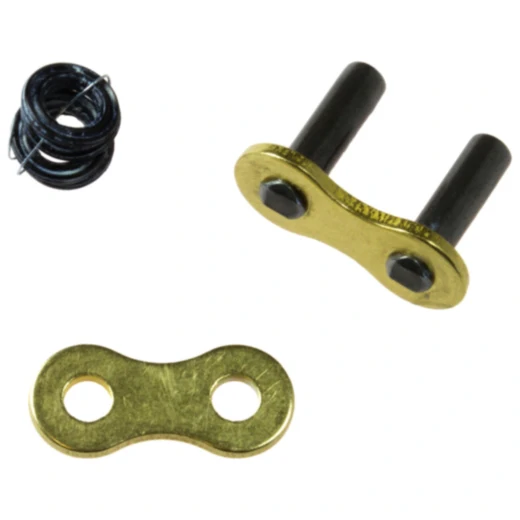 JMT Massivnietschloss 520X2 gold für Motorräder