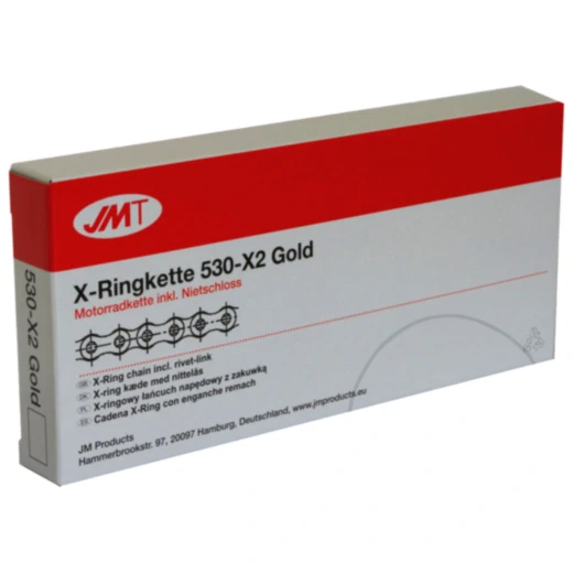 JMT X-RING 530X2 Kette Gold pro Kettenglied ohne Schloss