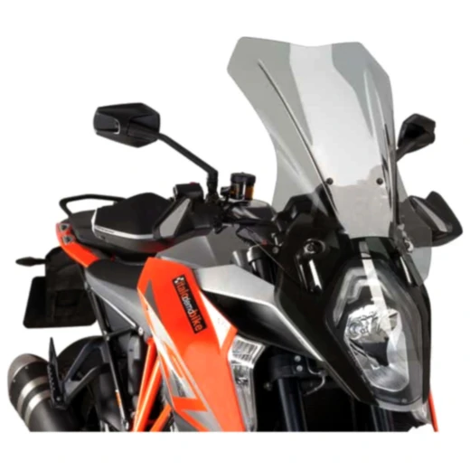 Touringscheibe New Generation für Nakedbike rauchgrau