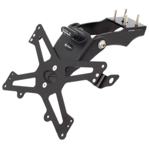 Nummernschildhalter Evotech schwarz passend für: Kawasaki ZX - 6R, ZX - 10R