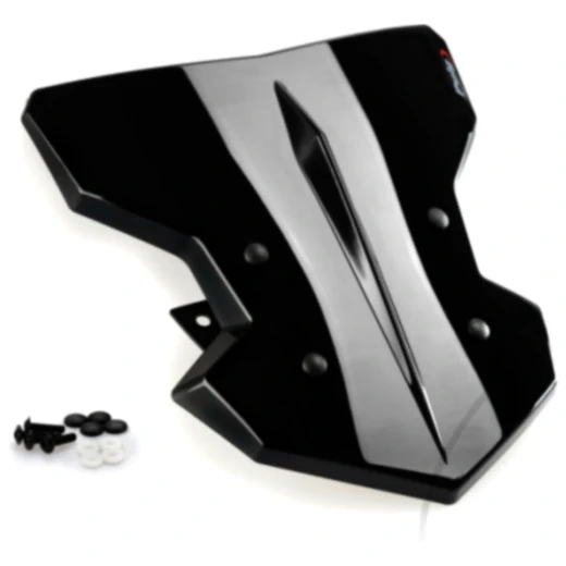 Puig Sportscheibe für Nakedbikes in Schwarz