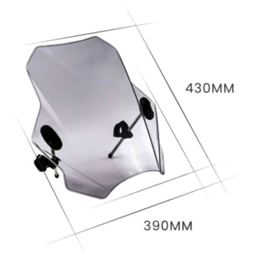 Scheibe BAT Puig rauchgrau passend für: Kawasaki Eliminator_0