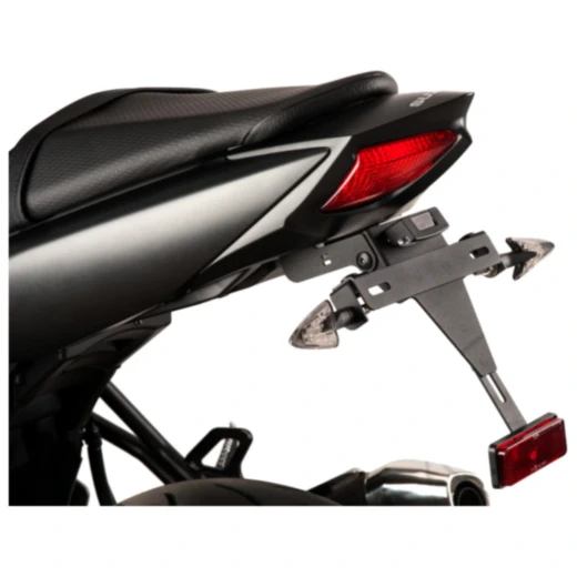 Nummernnschildhalter für Motorräder Puig schwarz