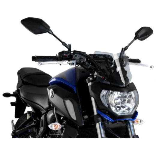 Sportscheibe Puig für Nakedbike rauchgrau