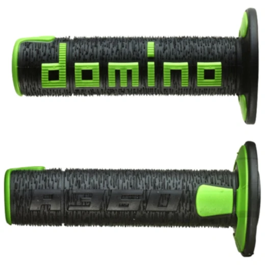 Griffgummi A360 schwarz/grün für Motorräder 22 / 26 mm_1