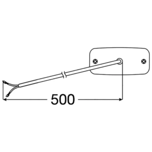 Hella LED-Seitenmarkierungsleuchte mit Rückstrahler, 12V_1